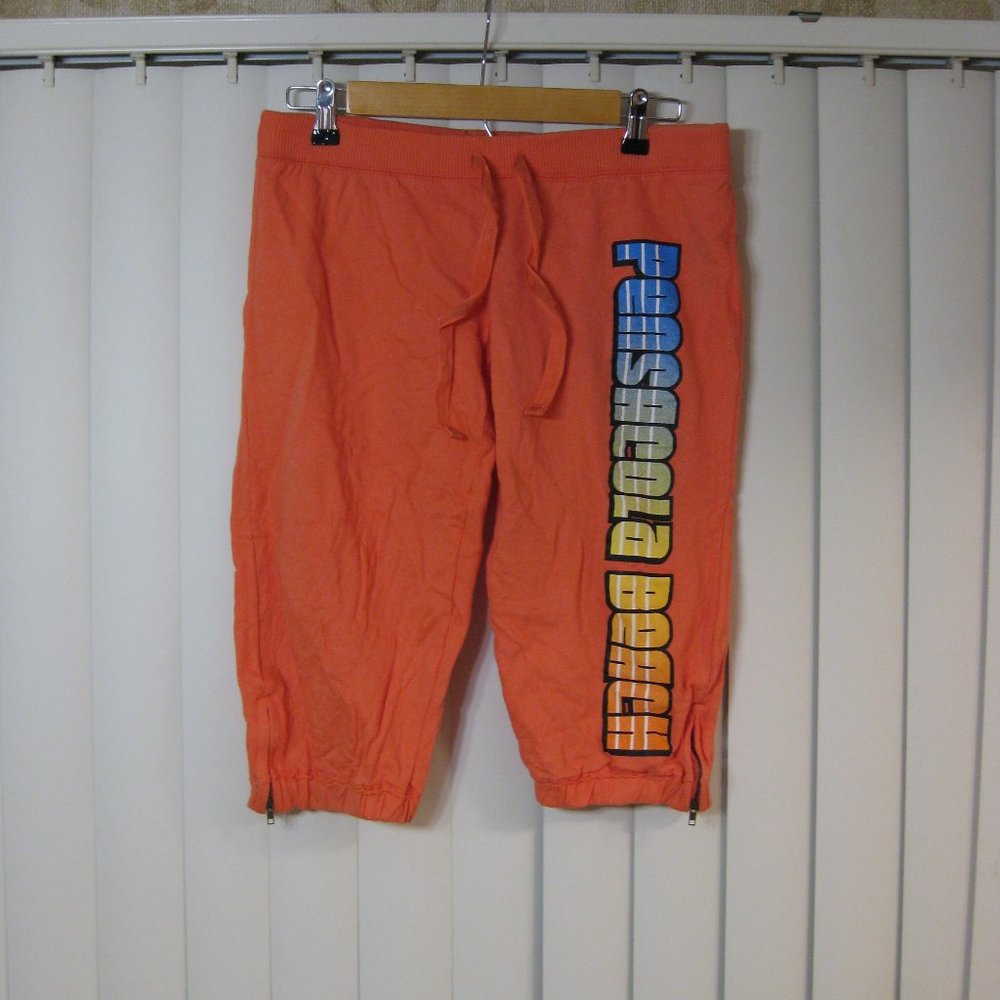 NWOT Vintage Girl coral pink Pensacola Beach capri pants S small